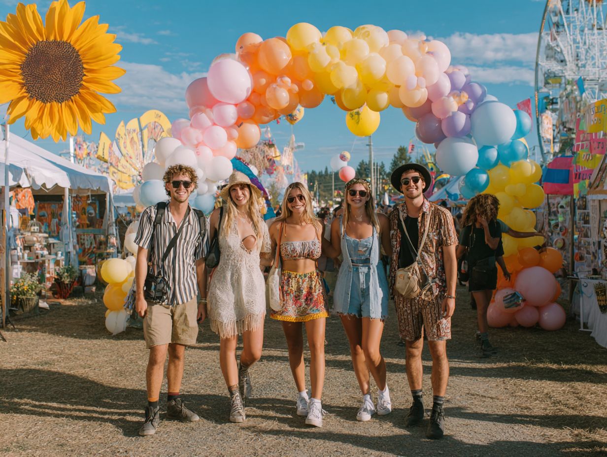 Why are festival backdrops important for lifestyle photography?